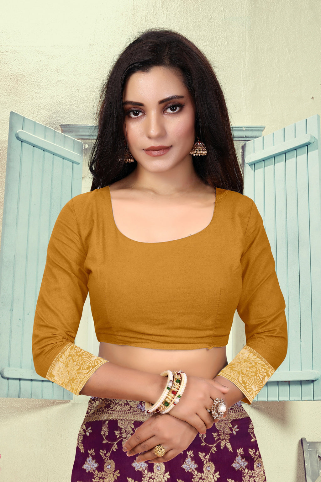 Vedant Vastram Litchi Silk Designer Banarasi Saree - Wine | Grocsy
