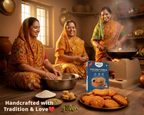 Mithila Foods Bihari Coconut Thekua With Desi Ghee Jaggery & Sesame Seeds | Grocsy