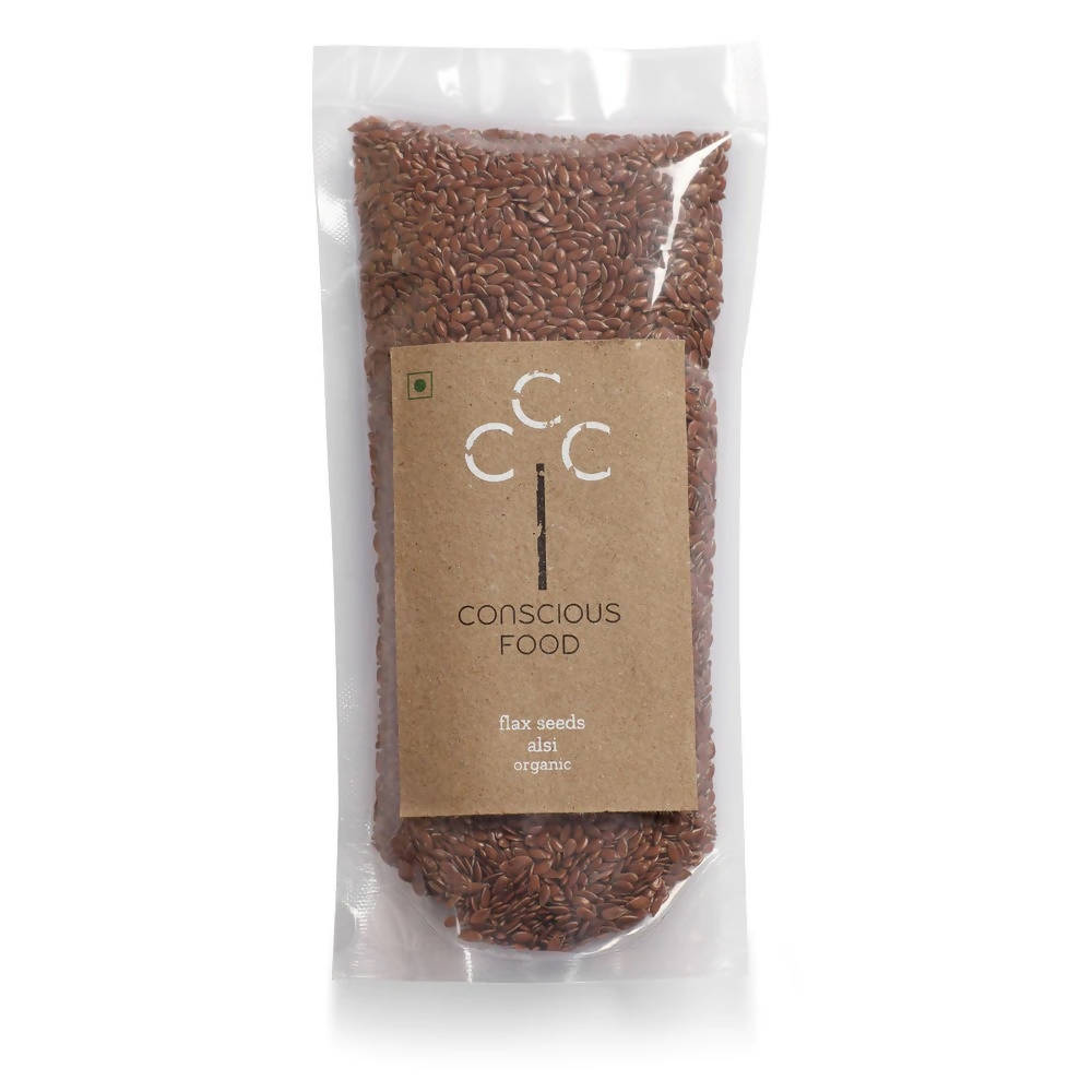 Conscious Food Organic Flax Seeds | Grocsy
