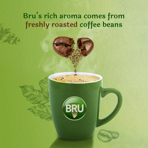 BRU Instant Coffee Powder - Rich Aroma Granules | Grocsy