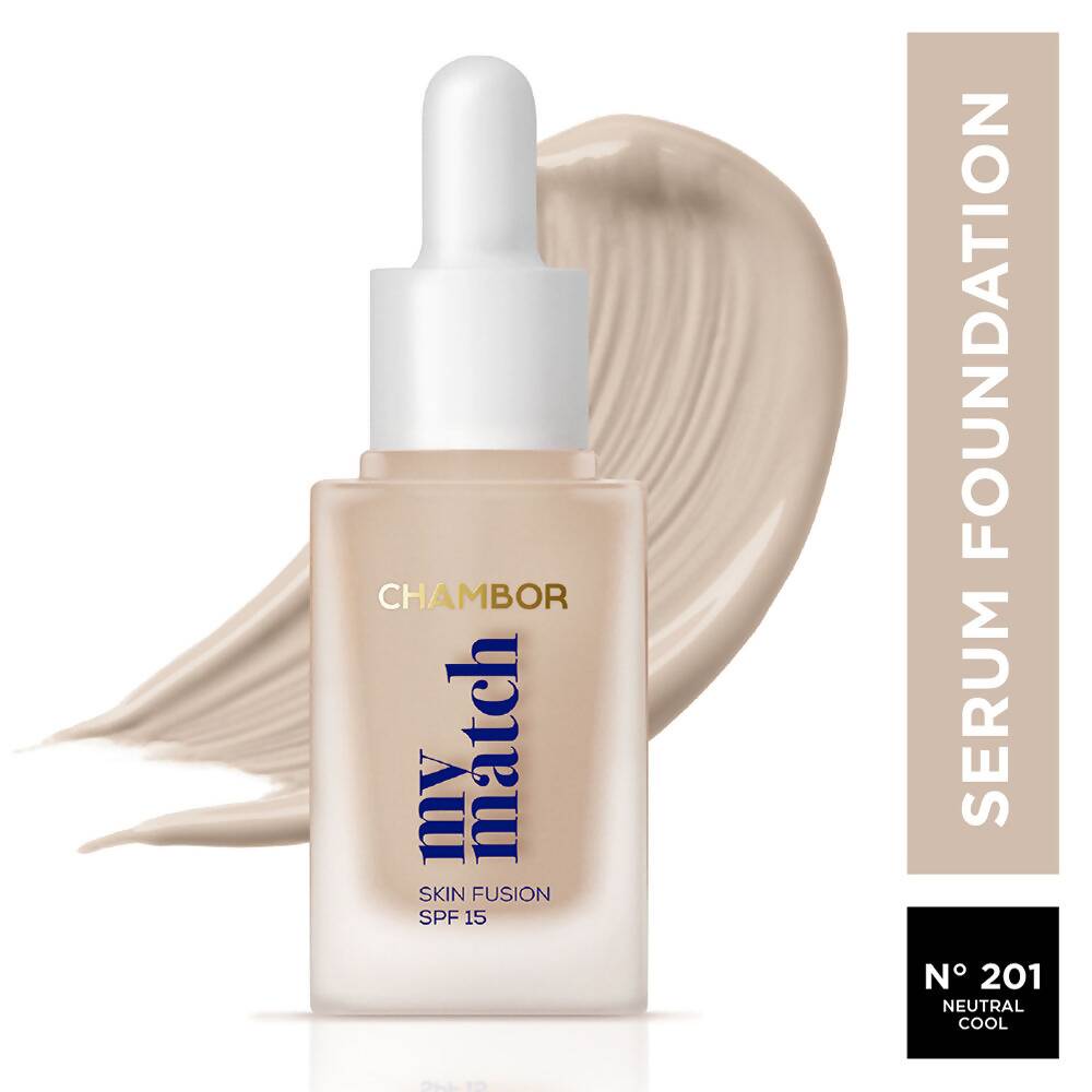 Chambor My Match SPF 15 Skin Fusion Serum Foundation - 201 Neutral Cool | Grocsy