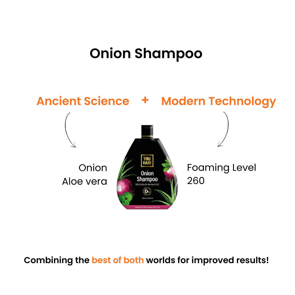 Tru Hair & Skin Onion Shampoo | Grocsy