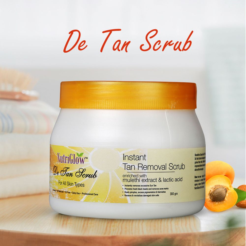 NutriGlow De Tan Scrub | Grocsy