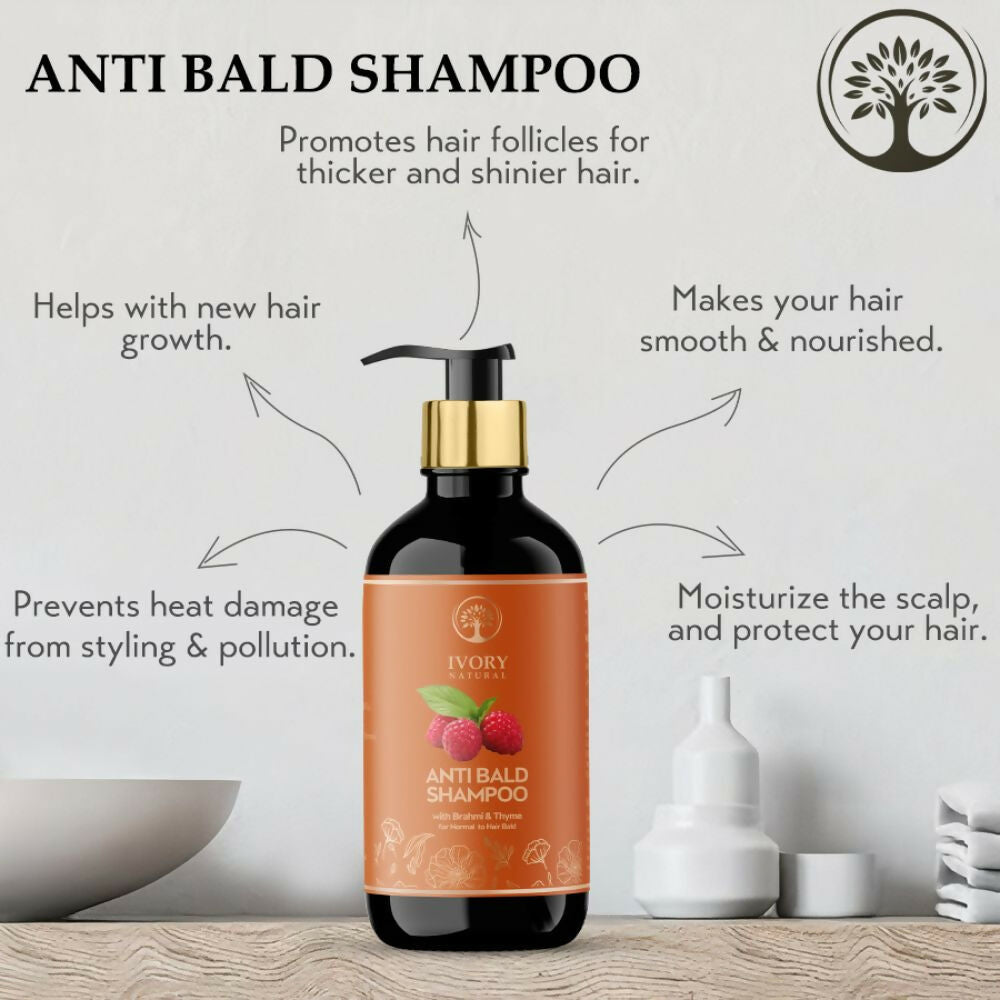 Ivory Natural Bald Shampoo Organic For Loss Of Hair And Get Fuller Thicker Hair | Grocsy