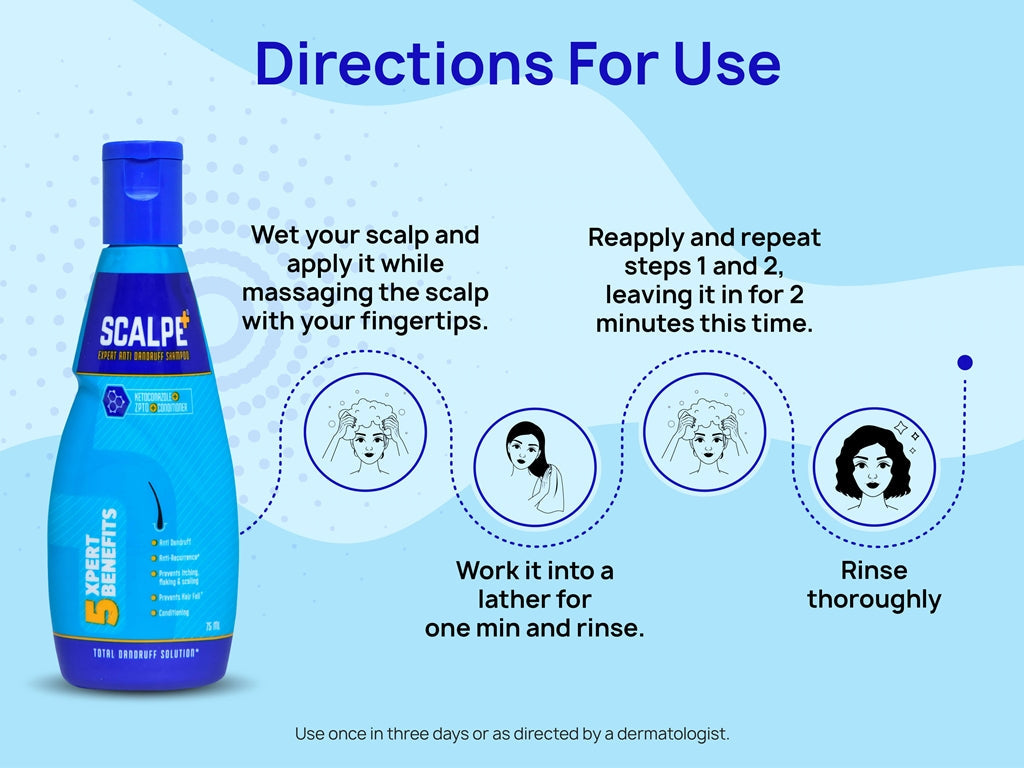 Scalpe + Total Anti Dandruff Shampoo | Grocsy