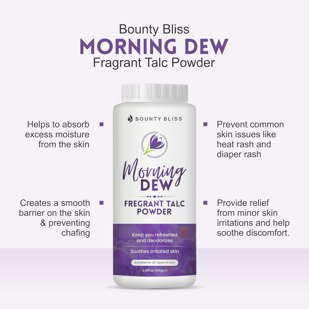 Bounty Bliss Morning Dew Talc Powder Talcum Powder | Grocsy