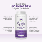 Bounty Bliss Morning Dew Talc Powder Talcum Powder | Grocsy