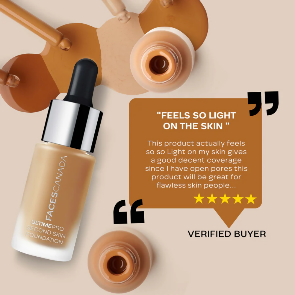 Faces Canada Ultime Pro Second Skin Foundation - Sand 04 | Grocsy