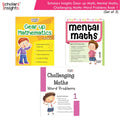 Scholars Insight Combo Set of Mathematics Workbooks For Grade 1| Set of 3| Problem Solving Book for Kids | Grocsy
