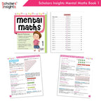 Scholars Insight Combo Set of Mathematics Workbooks For Grade 1| Set of 3| Problem Solving Book for Kids | Grocsy