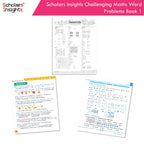 Scholars Insight Combo Set of Mathematics Workbooks For Grade 1| Set of 3| Problem Solving Book for Kids | Grocsy