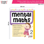 Scholars Insight Combo Set of Mathematics Workbooks For Grade 2| Set of 3| Problem Solving Book for Kids | Grocsy