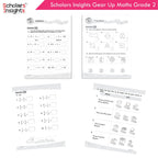 Scholars Insight Combo Set of Mathematics Workbooks For Grade 2| Set of 3| Problem Solving Book for Kids | Grocsy
