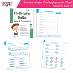 Scholars Insight Combo Set of Mathematics Workbooks For Grade 2| Set of 3| Problem Solving Book for Kids | Grocsy