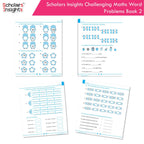 Scholars Insight Combo Set of Mathematics Workbooks For Grade 2| Set of 3| Problem Solving Book for Kids | Grocsy