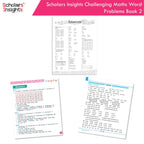 Scholars Insight Combo Set of Mathematics Workbooks For Grade 2| Set of 3| Problem Solving Book for Kids | Grocsy