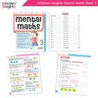 Scholars Insight Combo Set of Mathematics Workbooks For Grade 3| Set of 3| Problem Solving Book for Kids | Grocsy