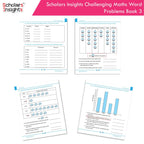 Scholars Insight Combo Set of Mathematics Workbooks For Grade 3| Set of 3| Problem Solving Book for Kids | Grocsy
