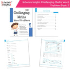 Scholars Insight Combo Set of Mathematics Workbooks For Grade 5| Set of 3| Problem Solving Book for Kids | Grocsy