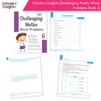 Scholars Insight Combo Set of Mathematics Workbooks For Grade 6| Set of 3| Problem Solving Book for Kids | Grocsy