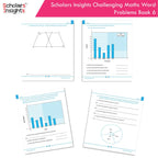 Scholars Insight Combo Set of Mathematics Workbooks For Grade 6| Set of 3| Problem Solving Book for Kids | Grocsy