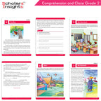 Scholars Insights Comprehension and Cloze Grade 2|English Vocabulary, Grammar Skill Book 2| Ages 7-8 Years | Grocsy