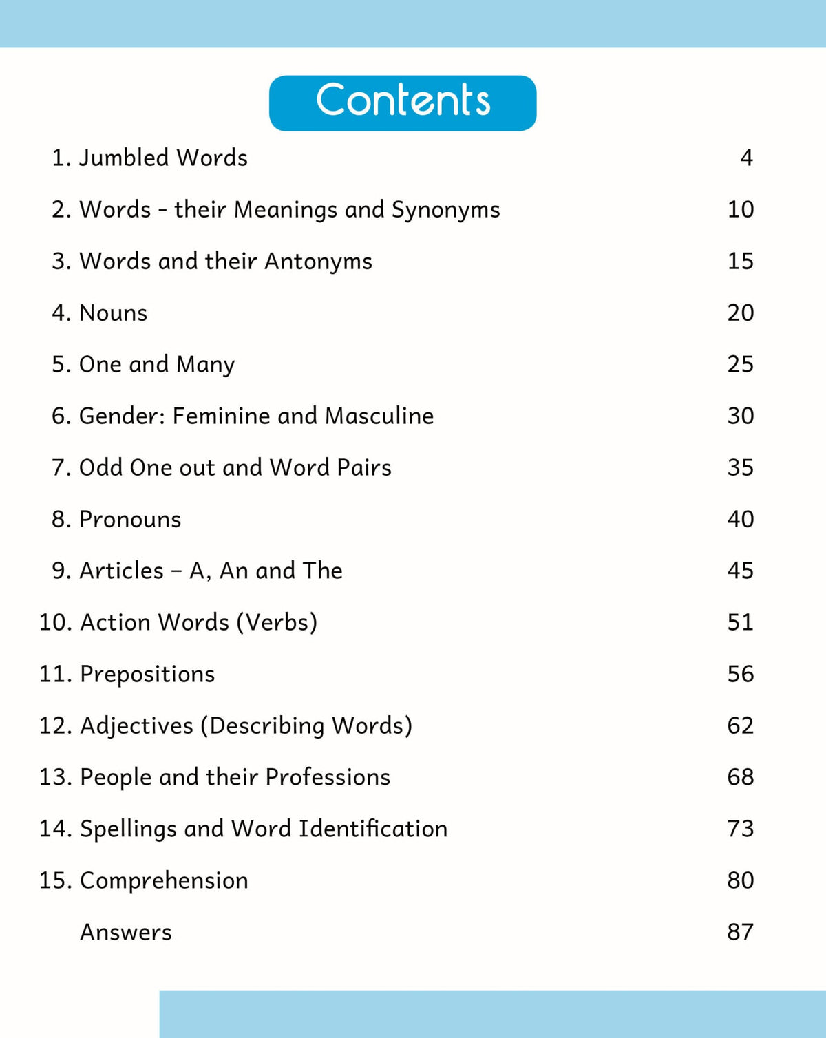 Scholars Insights English Olympiad Grade 1 | Grocsy