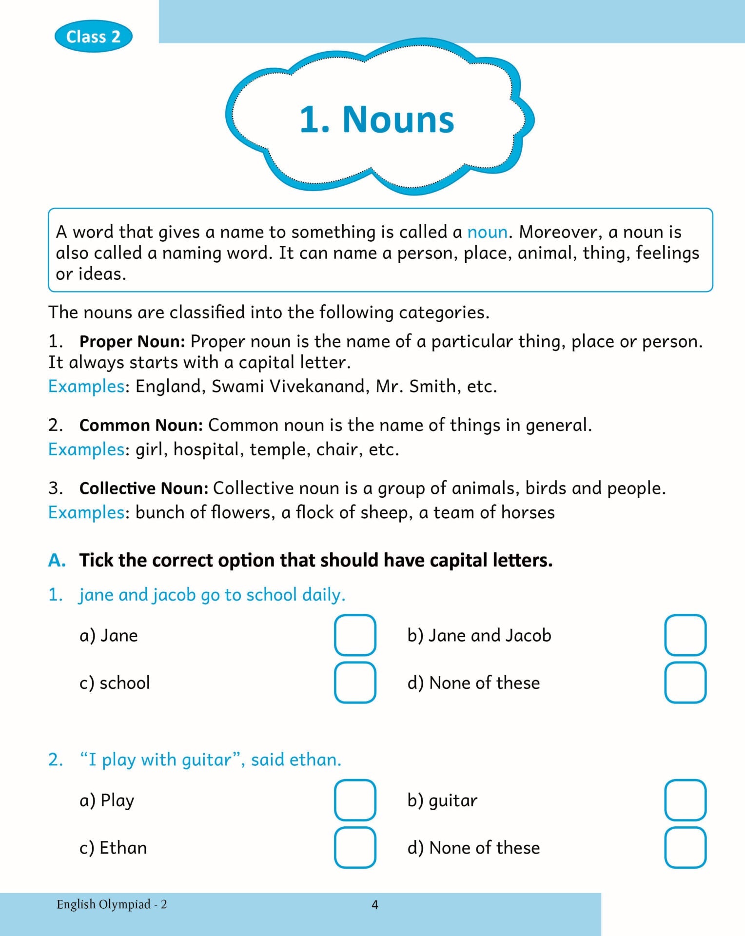 Scholars Insights English Olympiad Grade 2 | Grocsy