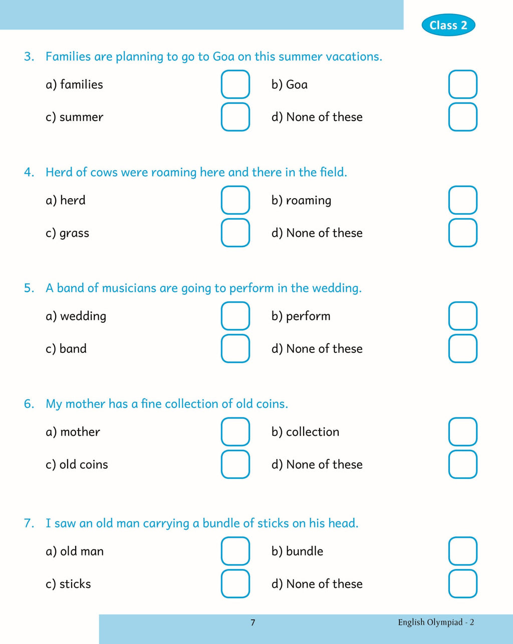 Scholars Insights English Olympiad Grade 2 | Grocsy