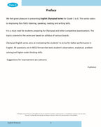 Scholars Insights English Olympiad Grade 3 | Grocsy