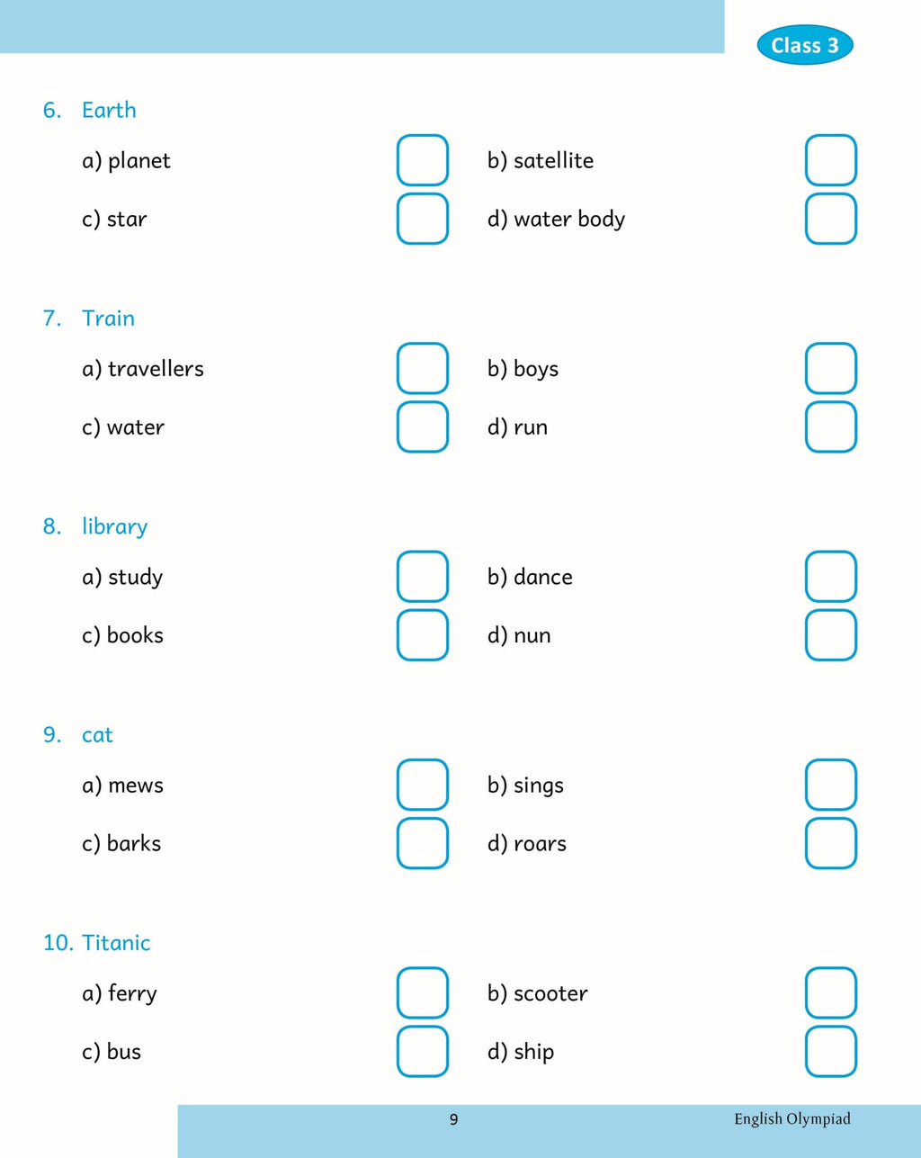 Scholars Insights English Olympiad Grade 3 | Grocsy