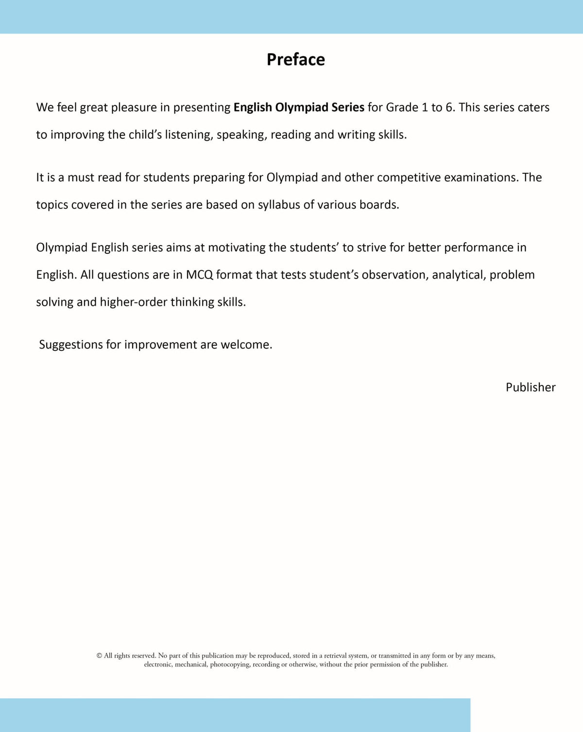 Scholars Insights English Olympiad Grade 5 | Grocsy