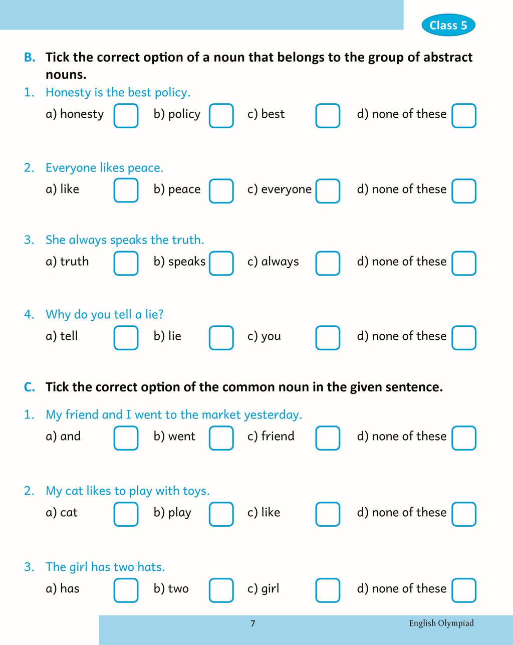 Scholars Insights English Olympiad Grade 5 | Grocsy