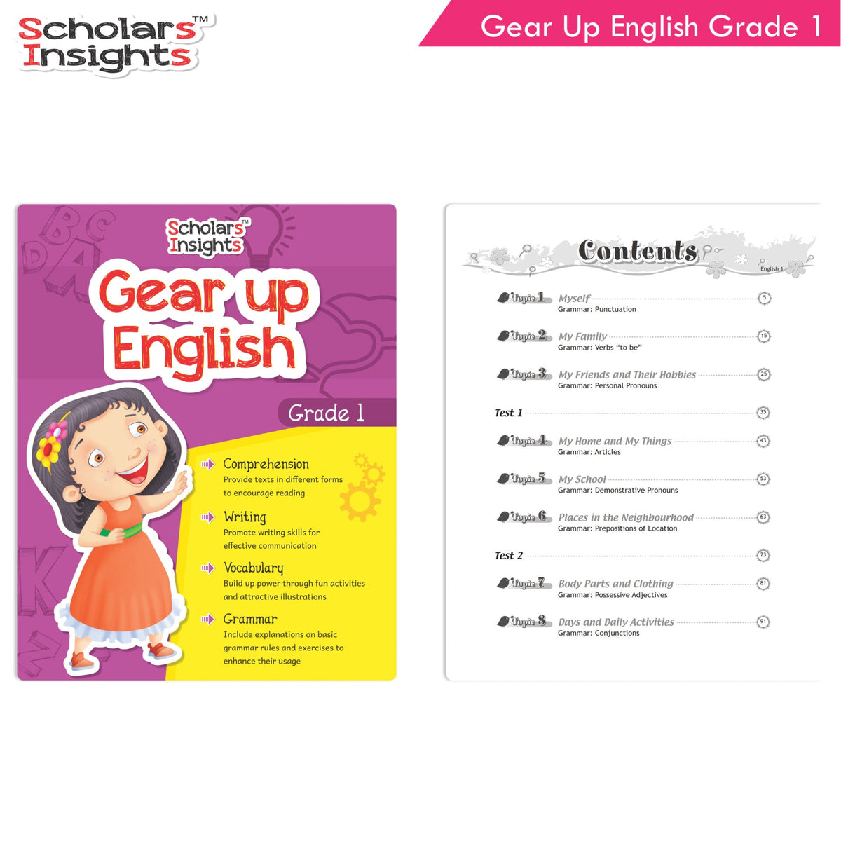 Scholars Insights Gear Up English Grade 1 | Grocsy