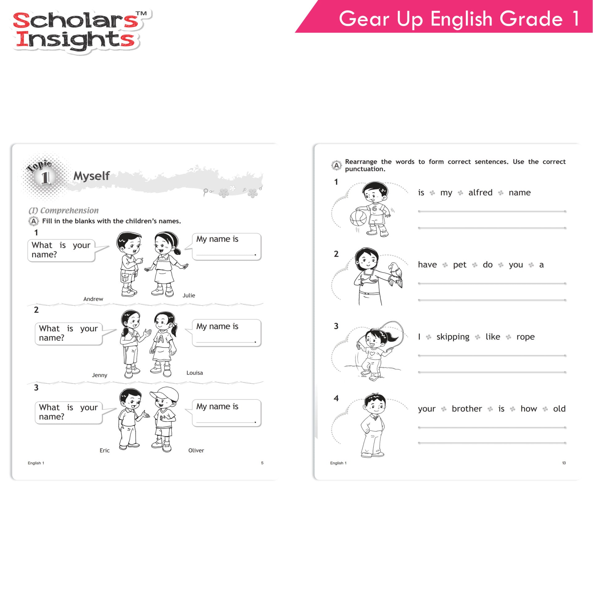 Scholars Insights Gear Up English Grade 1 | Grocsy