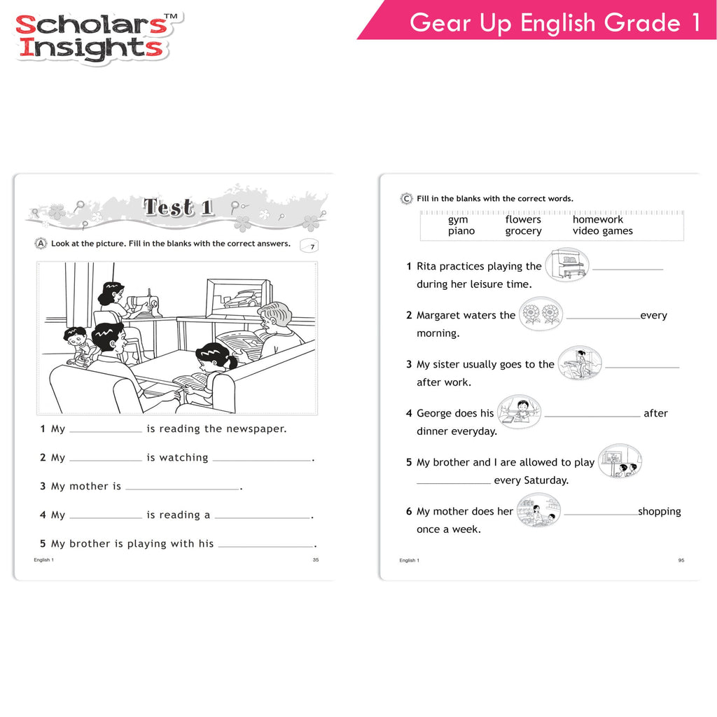 Scholars Insights Gear Up English Grade 1 | Grocsy