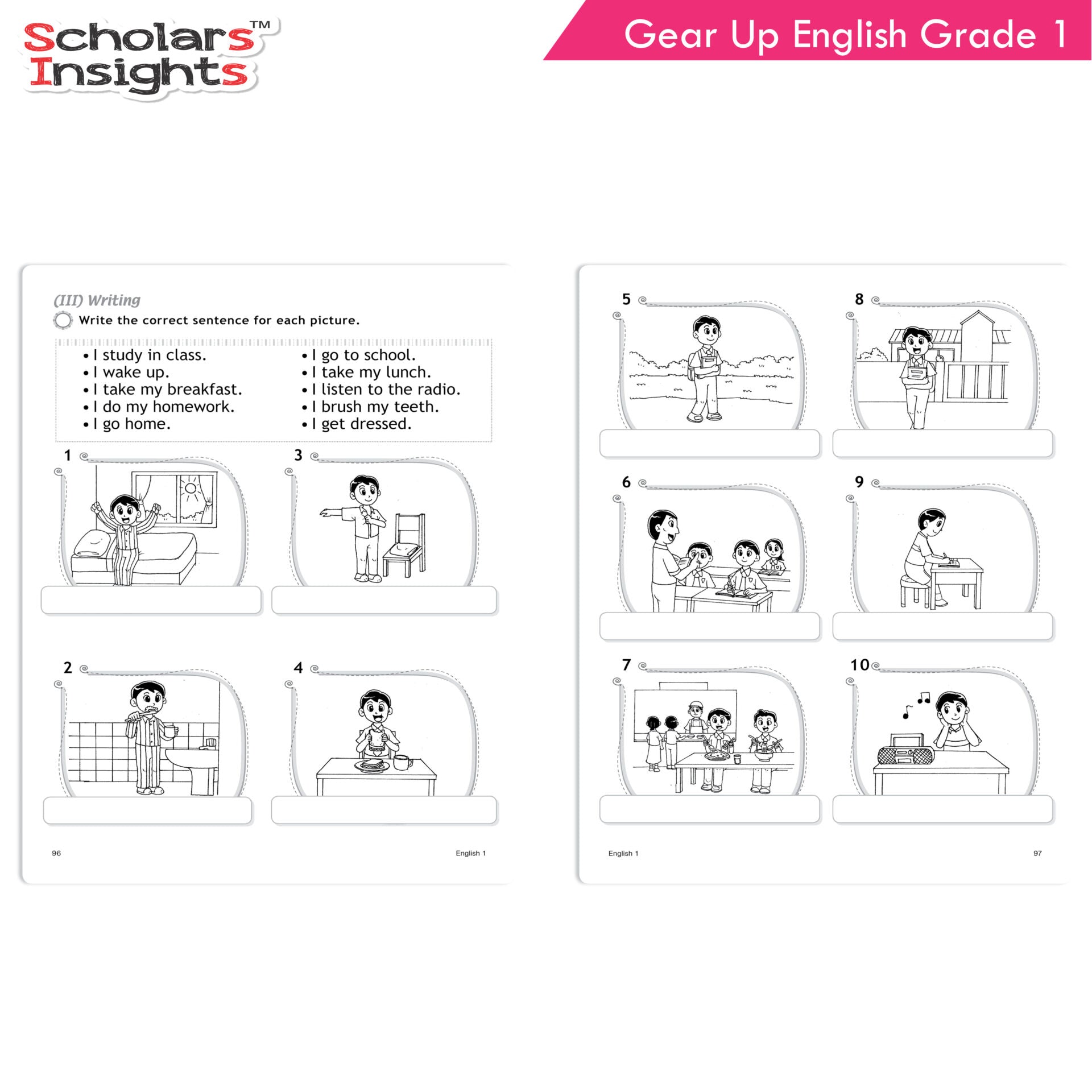 Scholars Insights Gear Up English Grade 1 | Grocsy
