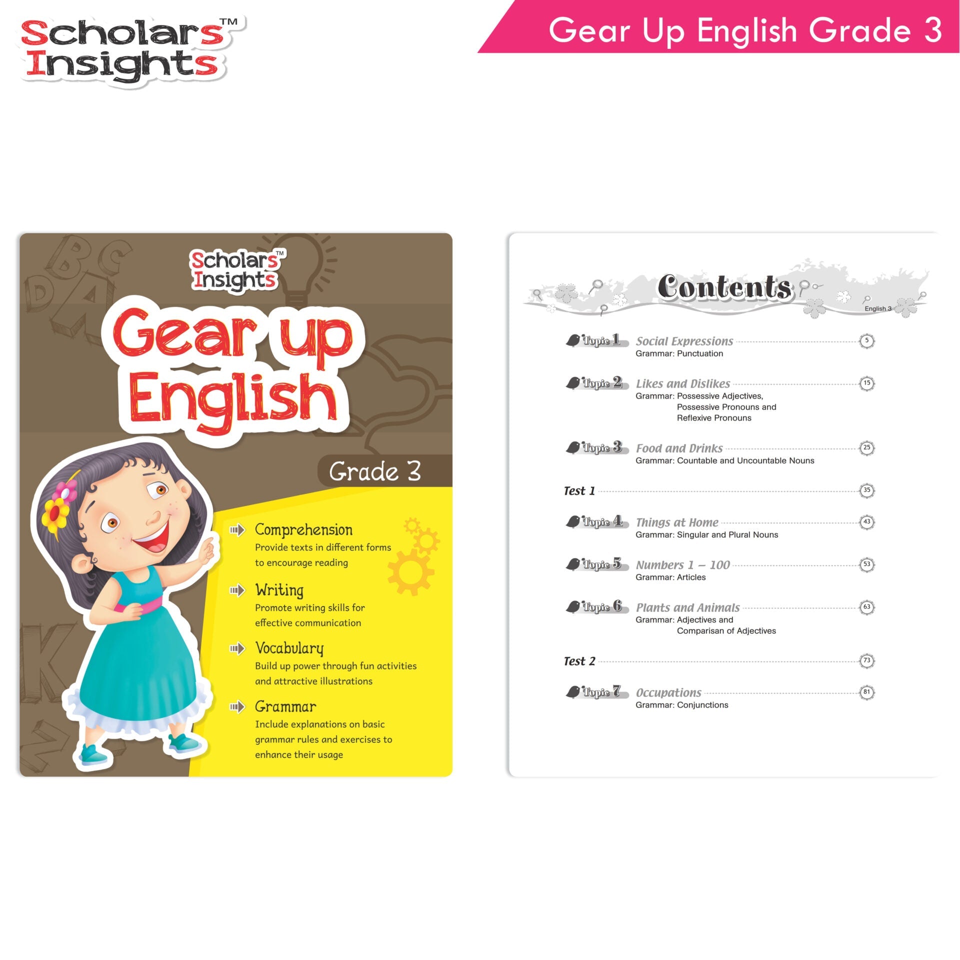 Scholars Insights Gear Up English Grade 3 | Grocsy