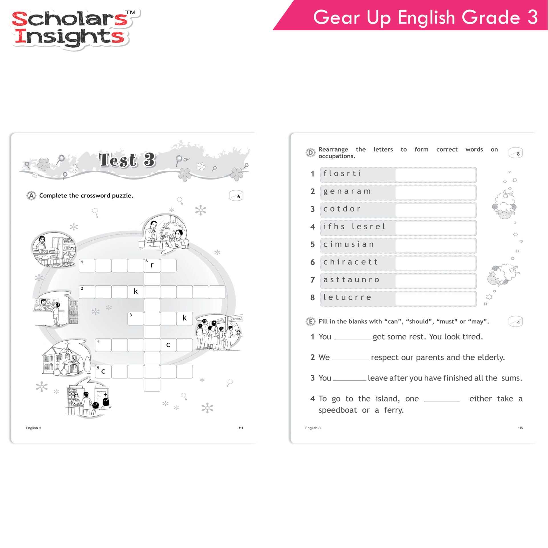 Scholars Insights Gear Up English Grade 3 | Grocsy