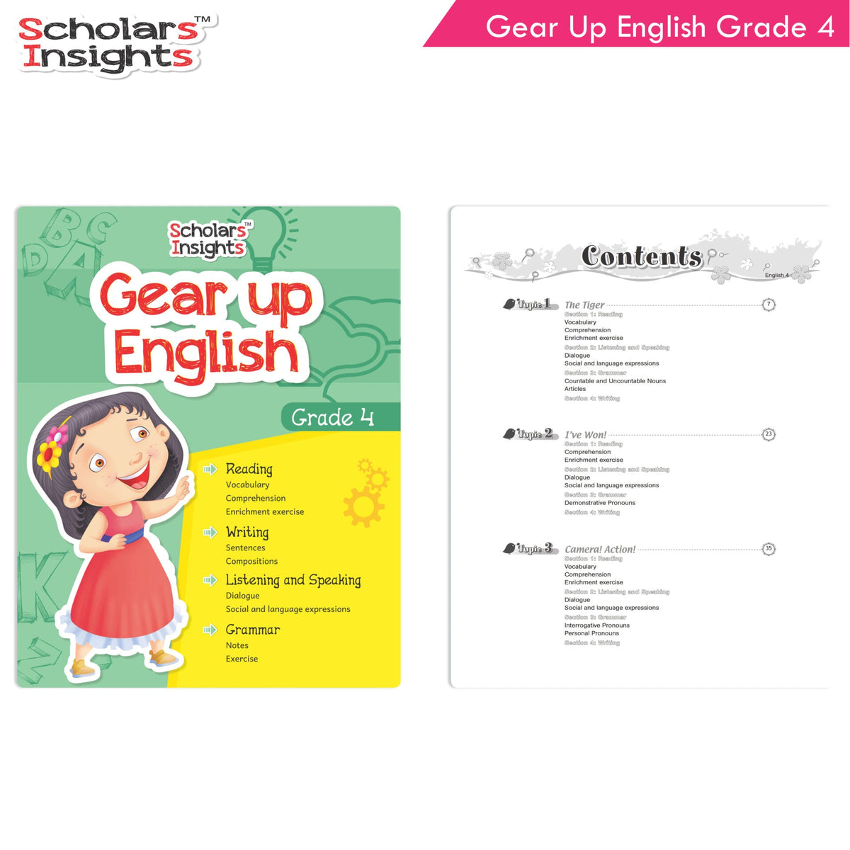 Scholars Insights Gear Up English Grade 4 | Grocsy
