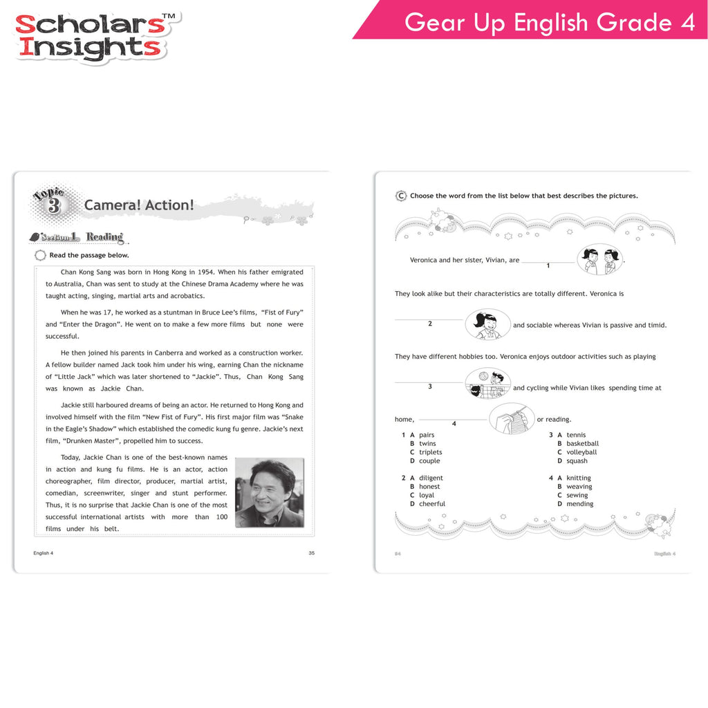 Scholars Insights Gear Up English Grade 4 | Grocsy