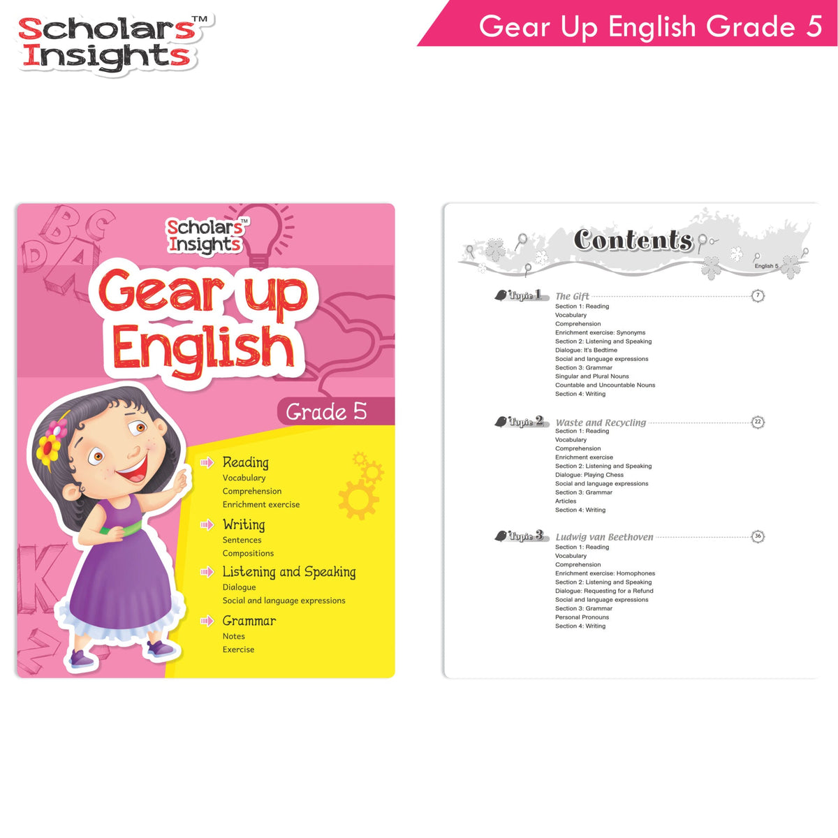 Scholars Insights Gear Up English Grade 5 | Grocsy