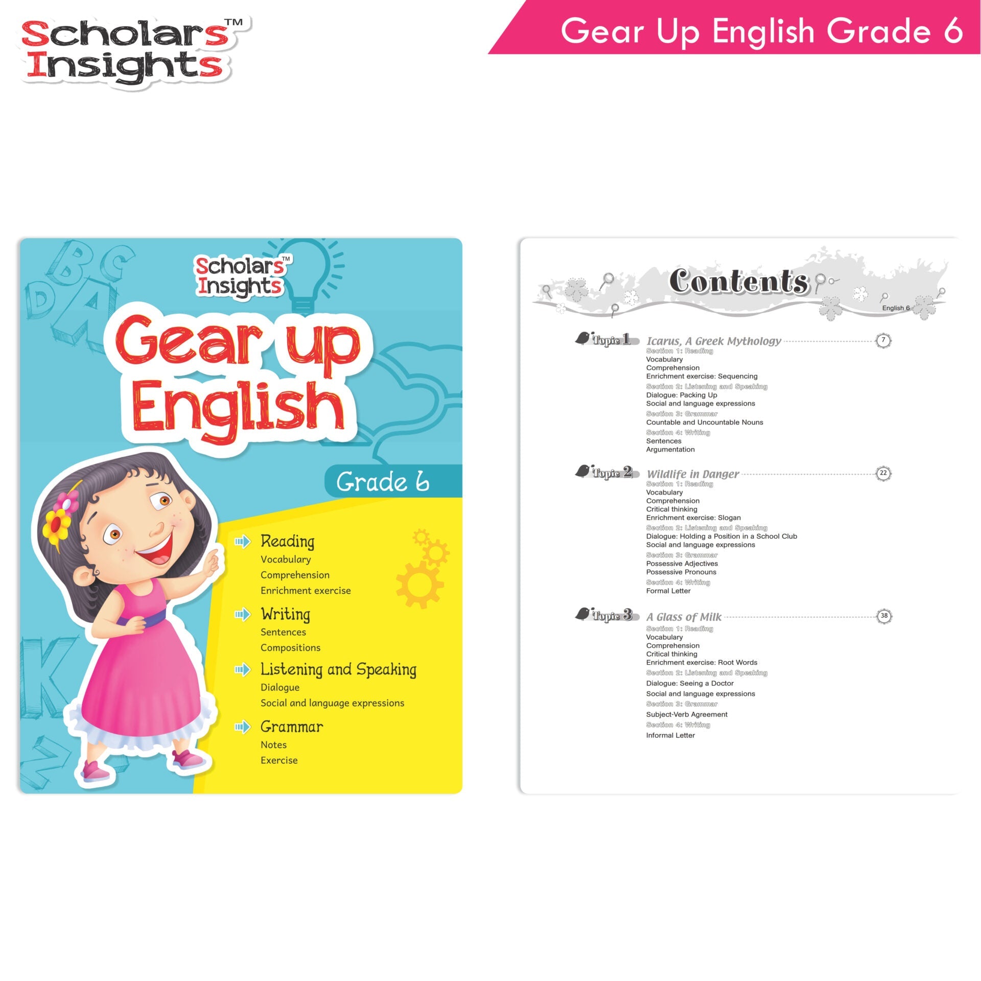 Scholars Insights Gear Up English Grade 6 | Grocsy