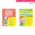 Scholars Insights Gear Up English & Maths Grade 2 Books Set of 2|Grammar Skills, Logical Reasoning, Problem Solving Book for Kids| Ages 7-8 Years | Grocsy