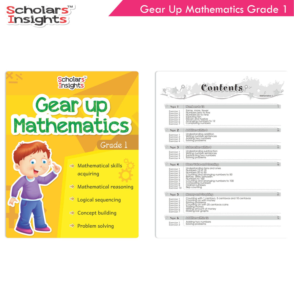 Scholars Insights Gear Up Maths Grade 1 | Grocsy