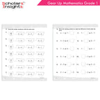Scholars Insights Gear Up Maths Grade 1 | Grocsy