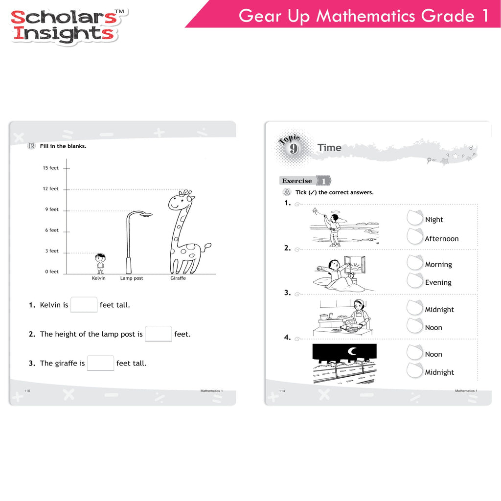 Scholars Insights Gear Up Maths Grade 1 | Grocsy
