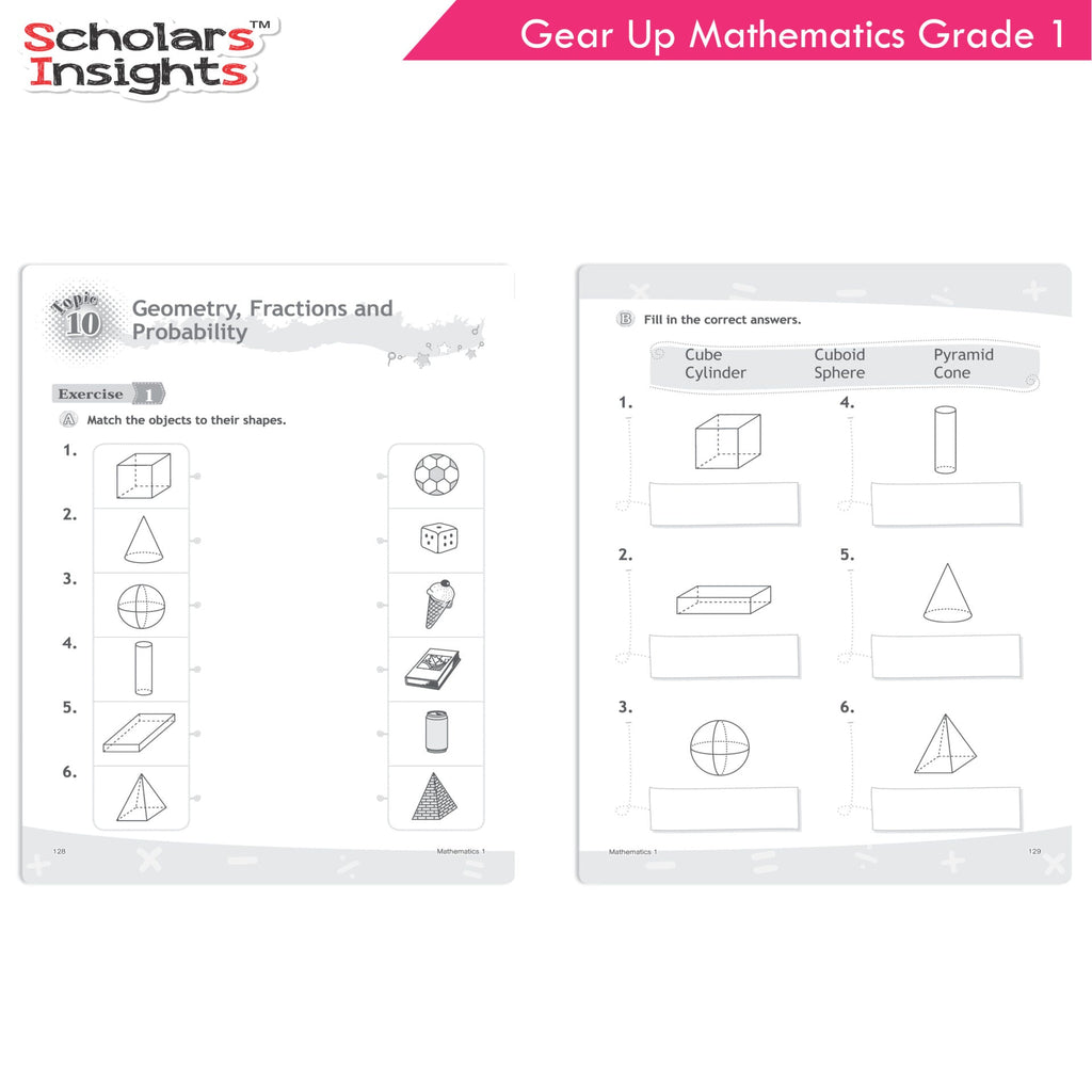 Scholars Insights Gear Up Maths Grade 1 | Grocsy