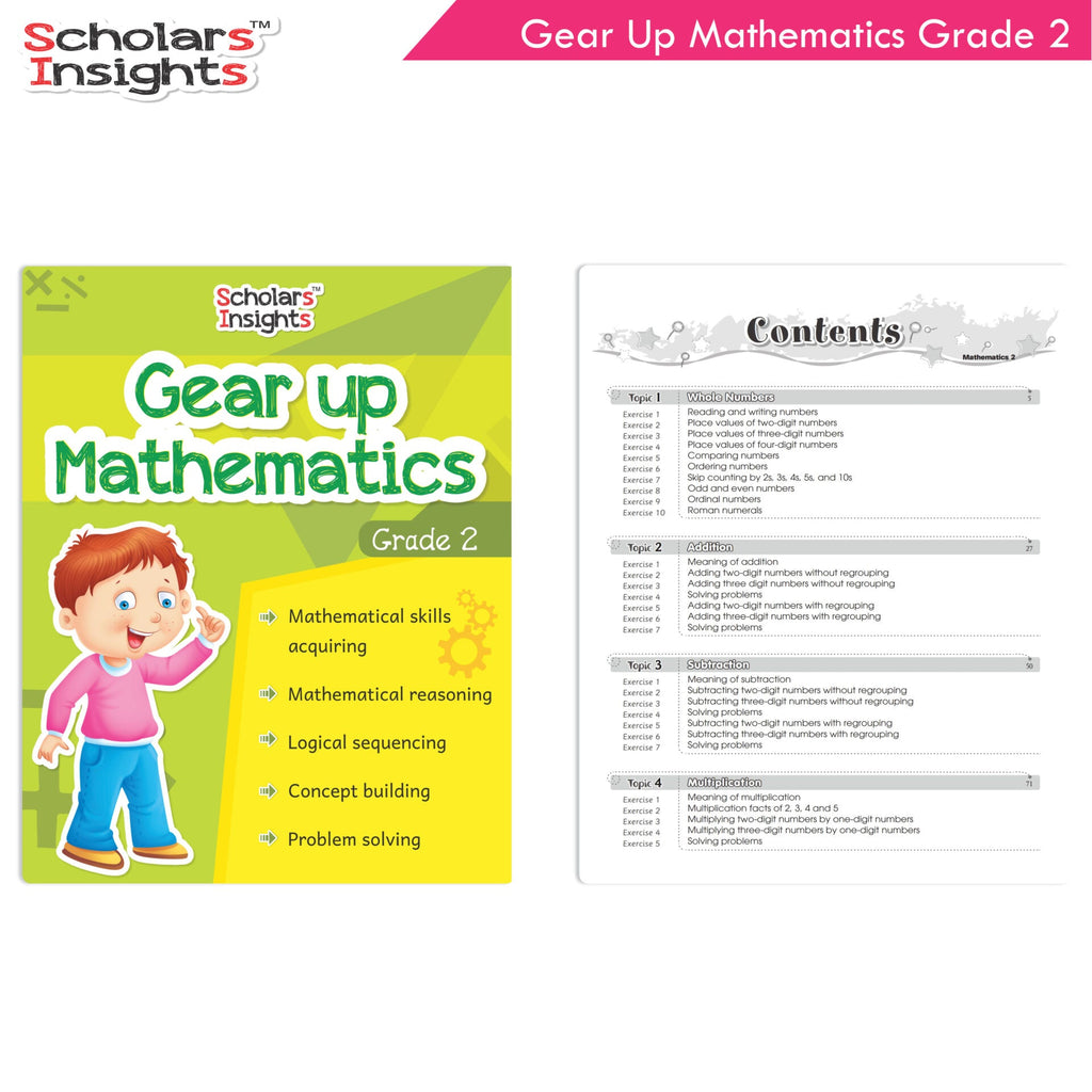 Scholars Insights Gear Up Maths Grade 2 | Grocsy