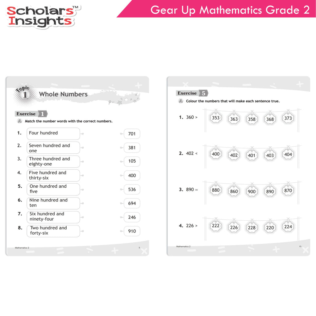Scholars Insights Gear Up Maths Grade 2 | Grocsy